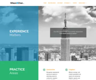 Wilsonchanlaw.com(Wilson & Chan LLP) Screenshot