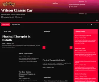 Wilsonclassiccar.com(Restoring Classics) Screenshot