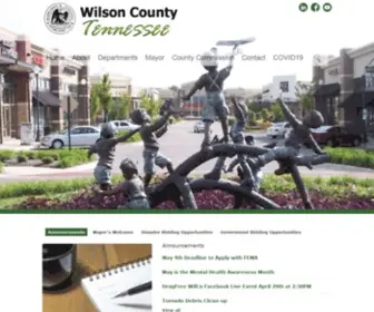 Wilsoncountytn.gov(Wilson County Tennessee) Screenshot