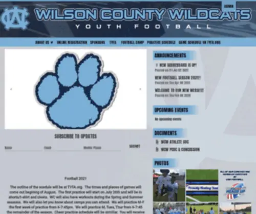 Wilsoncountywildcats.com(Wilson County Wildcats) Screenshot