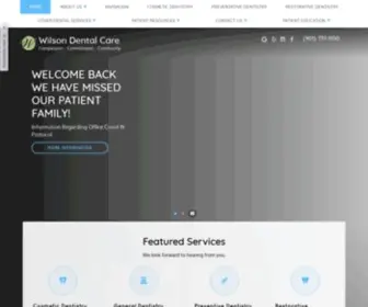 Wilsondentalcare.net(Wilsondentalcare) Screenshot