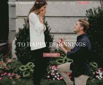 Wilsondiamonds.com(Wilson Diamonds) Screenshot