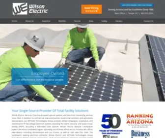 Wilsonelectric.net(Wilson Electric) Screenshot