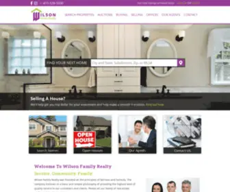 Wilsonfamilyrealty.com(Wilsonfamilyrealty) Screenshot