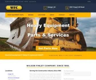 Wilsonfinleyparts.com(Wilson Finley Company) Screenshot
