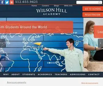 Wilsonhillacademy.com(Wilson hill academy) Screenshot