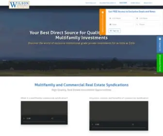 Wilsoninvest.com(Real Estate Investment Company) Screenshot