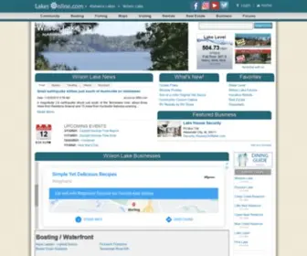 Wilsonlake.info(Wilson Lake) Screenshot