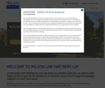 Wilsonlawpartners.com(Wilson Law) Screenshot