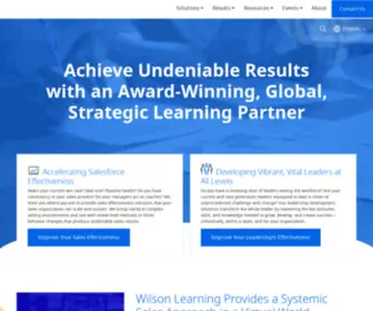 Wilsonlearning.eu(Leadership Development &amp; Sales Training) Screenshot