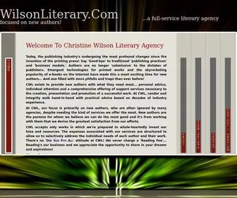 Wilsonliterary.com(Wilson Literary Agency) Screenshot