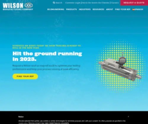 Wilsonmfg.com(Quality precision rotary tooling) Screenshot
