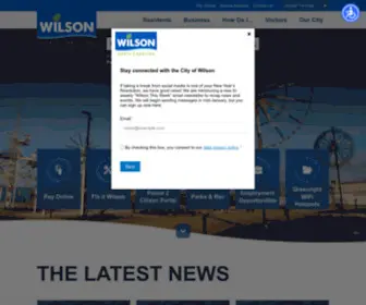 Wilsonnc.org(Wilson, NC) Screenshot