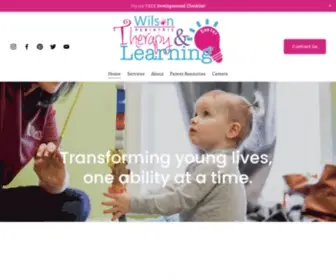 Wilsonpediatric.com(Wilson Pediatric Therapy) Screenshot