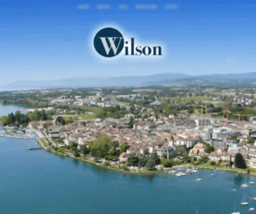 Wilsonsa.ch(Wilson Immobilier SA : spécialiste de la gestion immobilière et de la rénovation sur le bassin lémanique) Screenshot