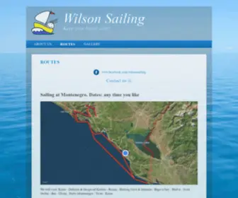 Wilsonsailing.com(Wilson Sailing) Screenshot