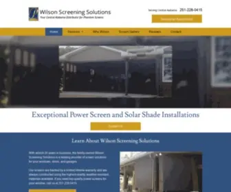 Wilsonscreeningsolutions.com(Wilson Screening Solutions) Screenshot