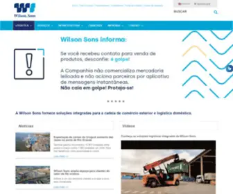 Wilsonsonslogistica.com.br(Wilson Sons) Screenshot