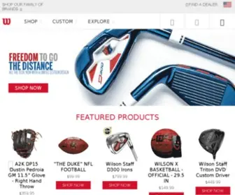 Wilsonsports.com(Wilsonsports) Screenshot