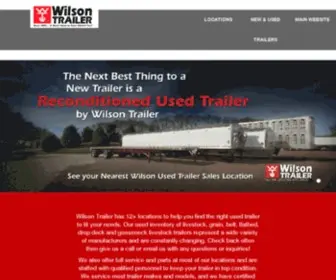Wilsonusedtrailerlocations.com(Wilson Trailer) Screenshot