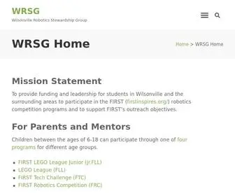 Wilsonvillerobotics.org(Wilsonville Robotics Stewardship Group) Screenshot