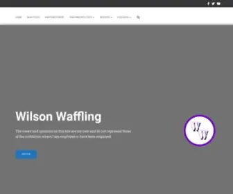 Wilsonwaffling.co.uk(Wilson Waffling) Screenshot