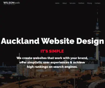 Wilsonweb.co.nz(Wilsonweb) Screenshot