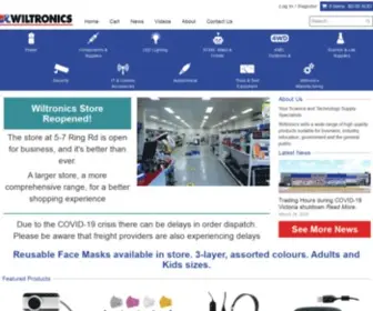 Wiltronics.com.au(Science and Technology product specialists) Screenshot