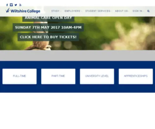 Wiltscoll.ac.uk(Wiltshire College) Screenshot