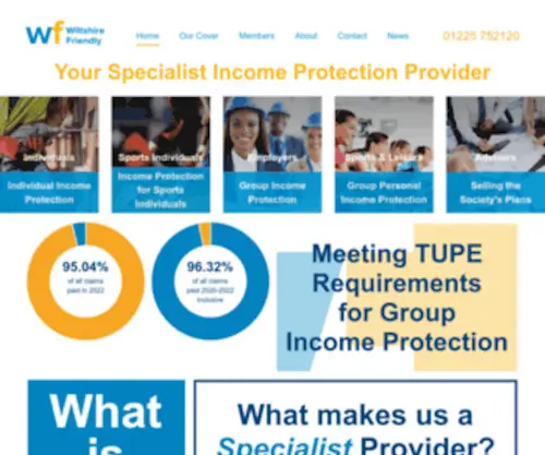 Wiltshirefriendly.com(Your Specialist Income Protection Provider) Screenshot