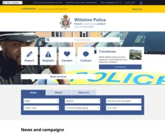 Wiltshire.police.uk(Your local police force) Screenshot