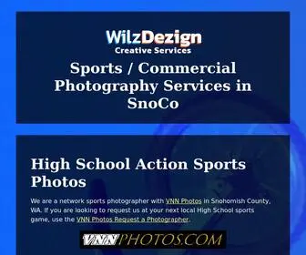 Wilzdezign.photography(SnoCo Sports and Commercial Photography Services) Screenshot