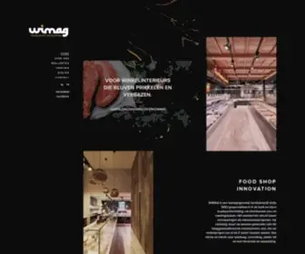 Wimag.be(Winkelinterieur, inrichting, kleinhandel, voedingszaak) Screenshot