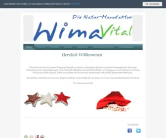 Wimavital.de(Heimtextilien und Natur) Screenshot