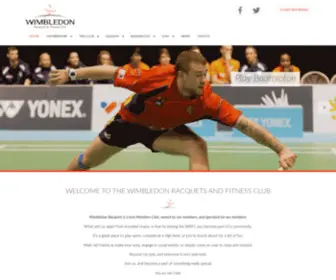 Wimbledonclub.co.uk(Wimbledon Racquets and Fitness Club) Screenshot