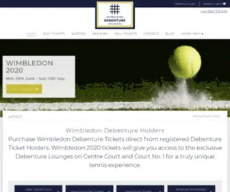 Wimbledondebentureholders.com(Buy Tickets For Wimbledon 2021) Screenshot