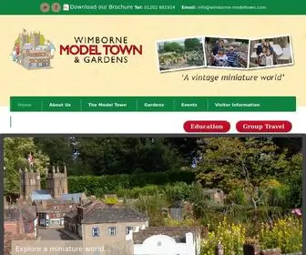 Wimborne-Modeltown.com(Wimborne Model Town) Screenshot