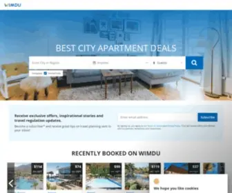 Wimdu.ie(Vacation Rentals & City Apartments Worldwide) Screenshot