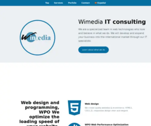 Wimedia.eu(Wimedia IT consulting) Screenshot