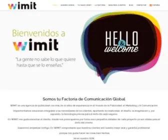 Wimit.com(Agencia de Publicidad en Madrid) Screenshot