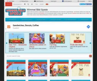 Wimmelbildspiele.de(Kostenlose Online Spiele) Screenshot