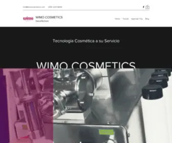 Wimocosmetics.com(Fábrica Cosméticos) Screenshot