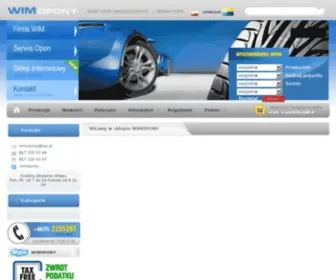 Wimopony.pl(Nowe opony) Screenshot