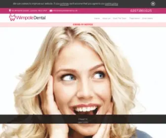 Wimpoledental.co.uk(Wimpole Dental) Screenshot