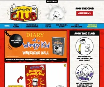 Wimpykidclub.co.uk(Wimpy Kid Club) Screenshot