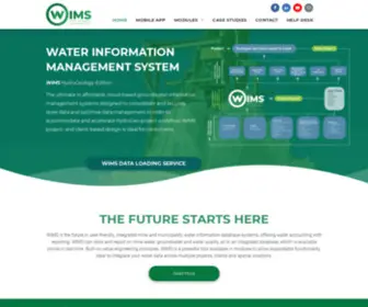 Wims.co.za(Water Information Management System) Screenshot
