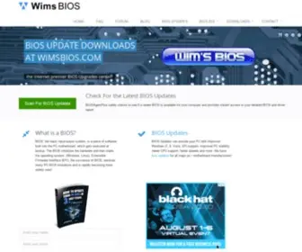 Wimsbios.com(Wim's BIOS) Screenshot