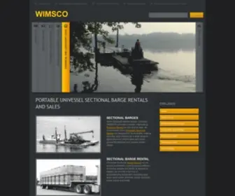 Wimscobarges.com(WIMSCO) Screenshot