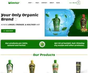 Wimter.co(Your Only Organic Brand) Screenshot