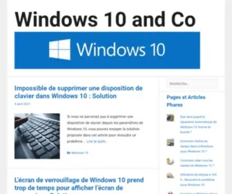 Win10.fr(Windows 10 and Co) Screenshot